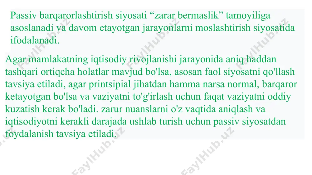 davlatning barqarorlashtirish siyosati - Page 5