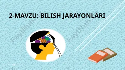 sezgilarning tasnifi — PPT