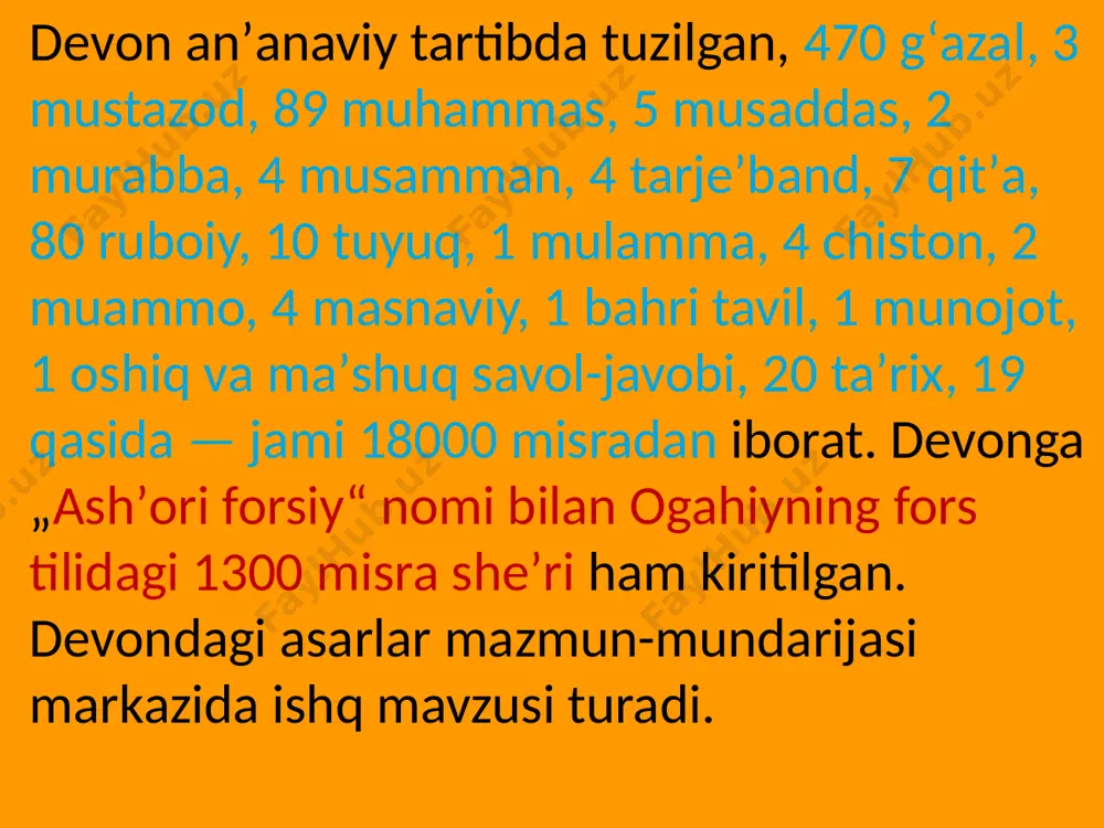 ogahiyning poetik mahorati - Page 5