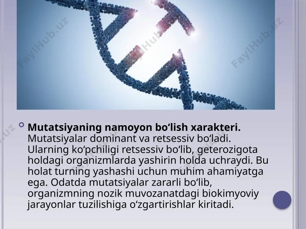 irsiy (genotipik) o‘zgaruvchanlik. 9 - sinf - Page 5