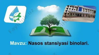 nasos stansiyasi binolari — PPTX