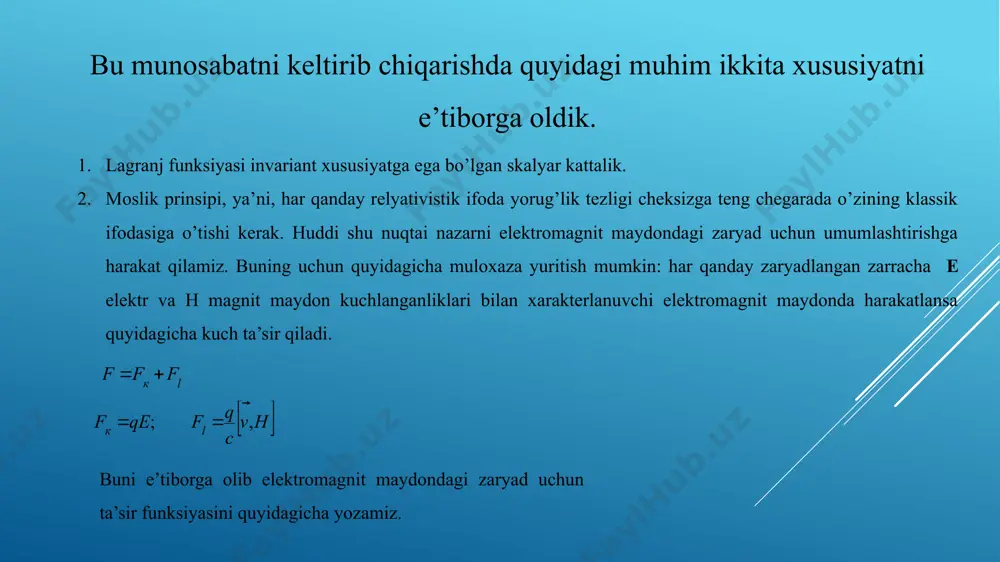 relyativistik dinamika elementlari - Page 3