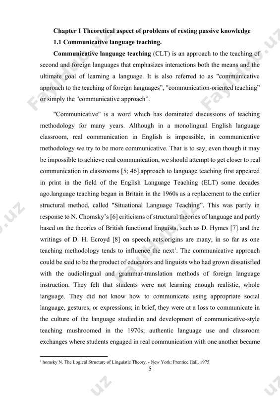 ). on communicative competence. philadelphia: university of pennsylvania press.] fluency and accuracy are seen as complementary principles underlying communicative techniques. at times fluency may have to take on more importance than accuracy in order to keep learners meaningfully engaged in language use. students in a communicative class ultimately have to use the language, productively and receptively, in unrehearsed contexts outside the classroom. classroom tasks must therefore equip students with the skills necessary for communication in those contexts. students are given opportunities to focus on their own learning process through an understanding of their own styles of learning and through the development of appropriate strategies for autonomous learning. the role of the teacher is that of facilitator and guide, not an all-knowing bestower of knowledge. students are therefore encouraged to construct meaning through genuine linguistic interaction with others [10; 43]. the communicative approach was developed mainly in the context of english …