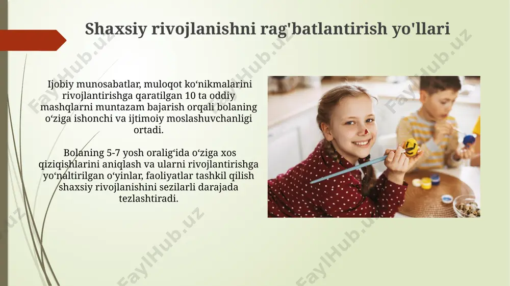 kichik maktab yoshidagi bola shaxsining rivojlanish xususiyatlari - Page 5