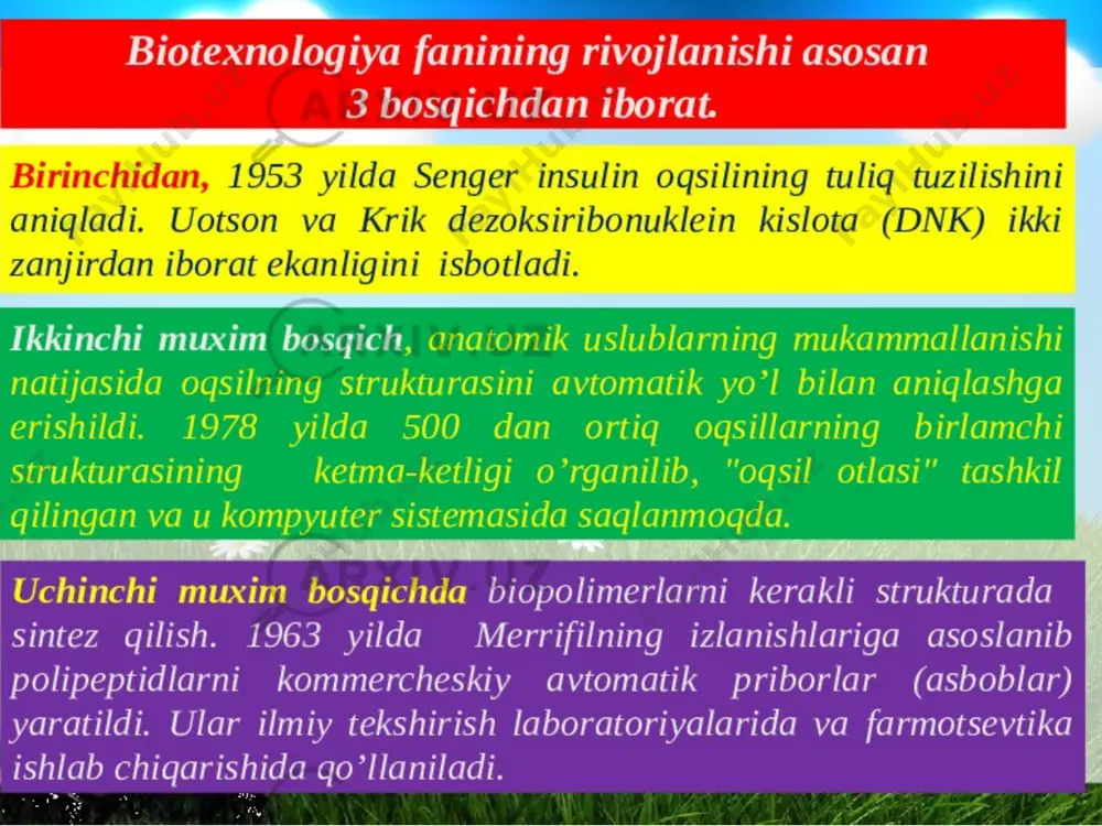biotexnalogiya fanining rivojlanish tarixi - Page 5