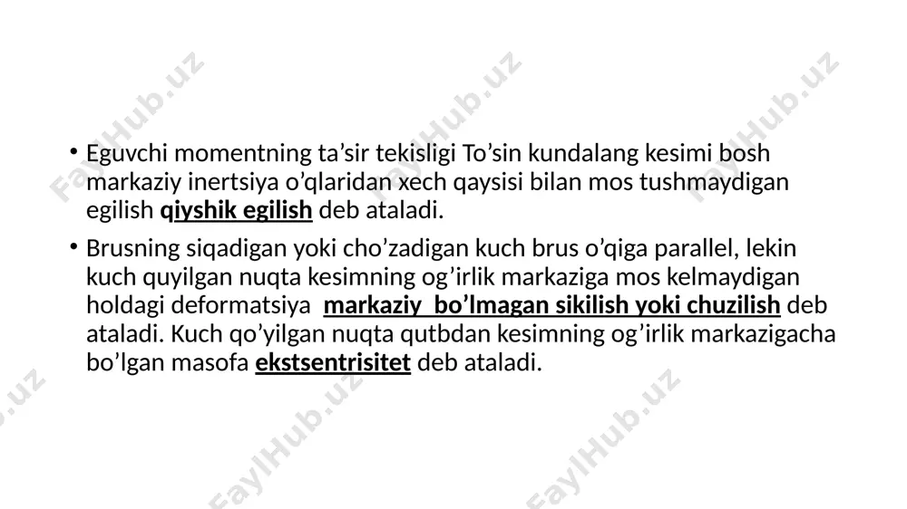 murakkab qarshilik. egilish va cho’zilishning birgalikdagi ta’siri - Page 3