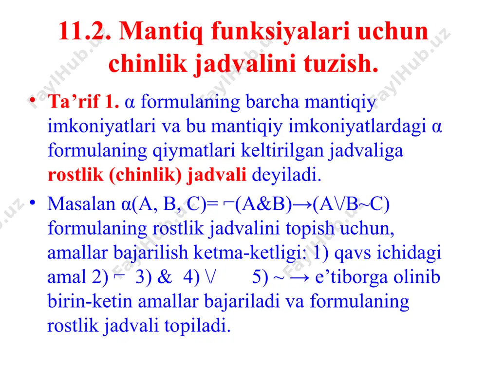 mantiq qonunlari va funksiyalari - Page 5