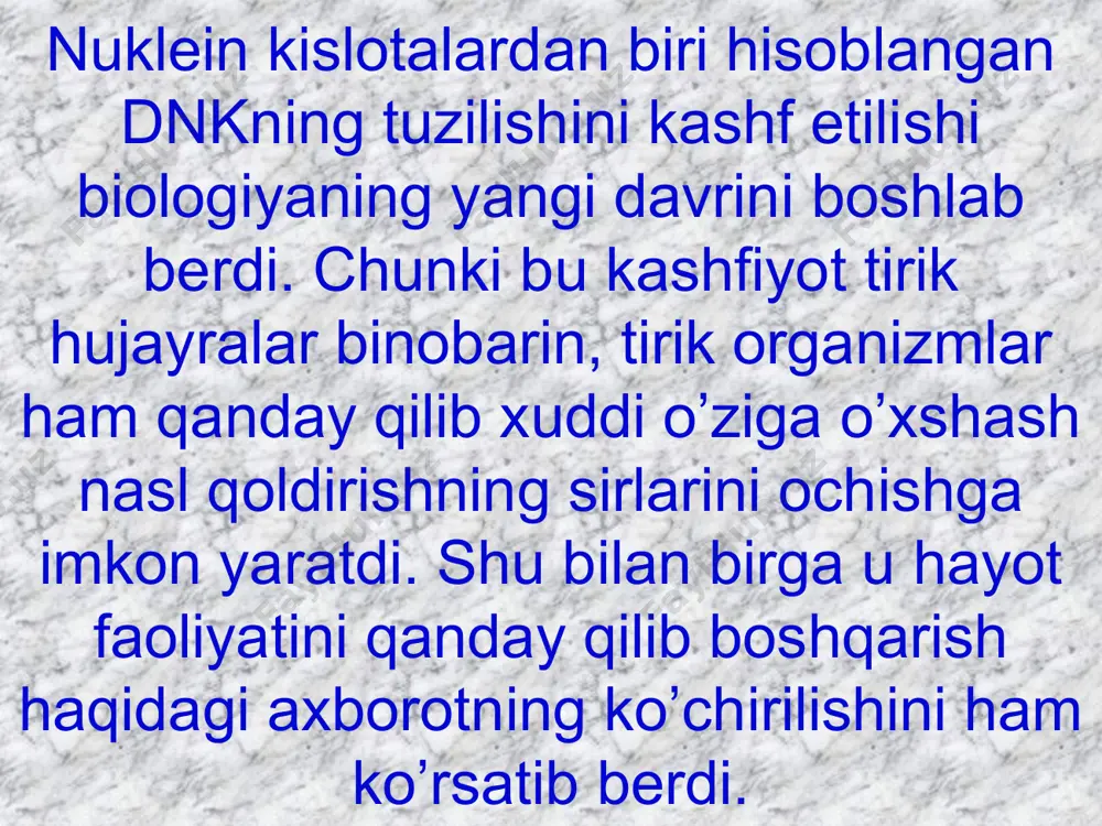 nukleotidlar almashinuvi - Page 4