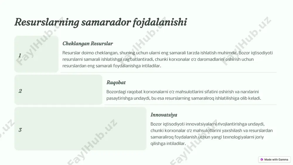 bozor iqtisodiyotidagi o‘rni - Page 5