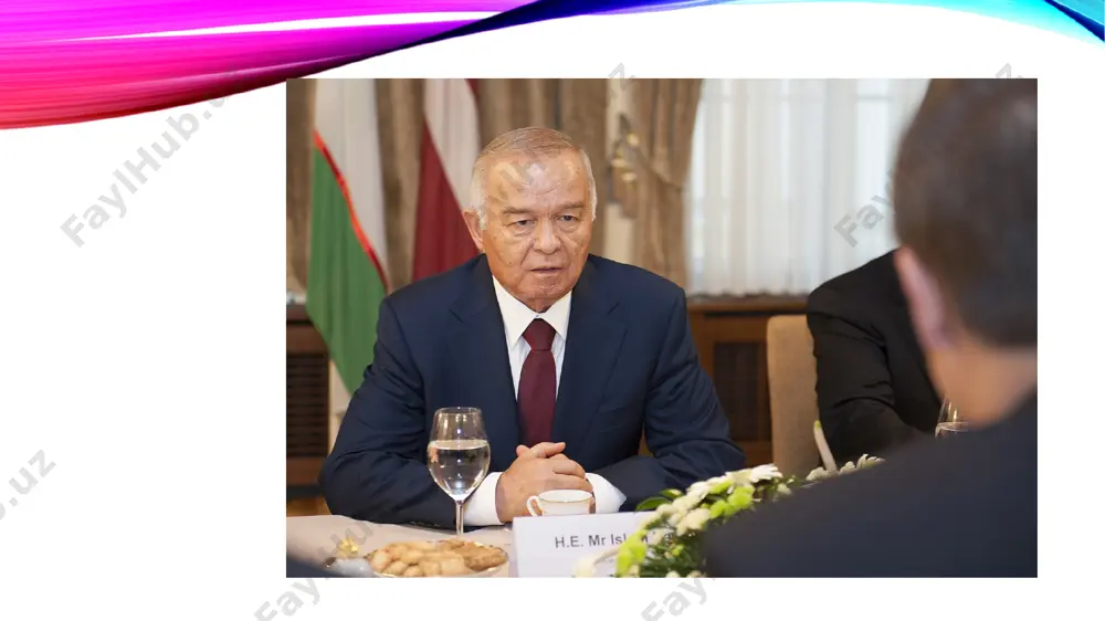 aroda. nevozmojno osoznat sebya bez znaniya pravdivoy istorii. v svyazi s etim xochu napomnit odnu misl, viskazannuyu mnoyu pyat let nazad: chem vishe zdanie, tem glubje ego fundament. esli mi postavili tsel postroit velikoe gosudarstvo, to naryadu s sovremennimi, politicheskimi, ekonomicheskimi, nauchno-texnicheskimi, duxovnimi vozmojnostyami u nas est istoricheskaya osnova — velikoe proshloe, gosudarstvennost, naschitivayushaya 2700 let. s chego neobxodimo nachat sozdanie pravdivoy istorii? prejde vsego neobxodimo opredelit tselostnuyu kontseptsiyu, to est programmu issledovaniy nashego tisyacheletnego bogatogo proshlogo, metodi nauchnix iziskaniy, postavlennix zadach, osushestvlyaemix nauchnimi uchrejdeniyami, ix potentsialom, kadrami. eto stanet nachalom bolshoy raboti, kotoraya budet prodoljatsya i v budushem. posle etogo budut provedeni vsestoronnie issledovaniya na osnove programmi, gde opredeleni konkretnie etapi etoy nelegkoy raboti. eto ne ta istoriya, kotoruyu pisali vo vremena sovetov, v usloviyax chujdix, protivorechashix interesam nashey natsii, gospodstva kommunisticheskoy, shovinisticheskoy ideologii, gde mojno bilo spisat koe-chto iz izdannoy ranee literaturi. spisok ispolzovannoy literaturi shuxrat goipnazarov.xalkaro omillari …