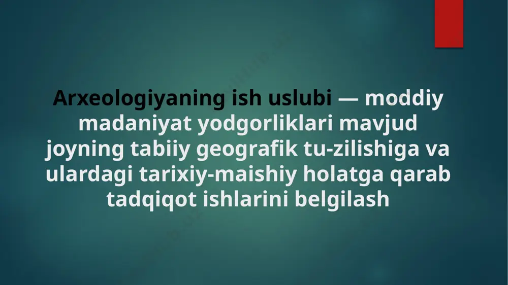 arxeologik tadqiqot turlari va sanalashtirish muommolari - Page 3