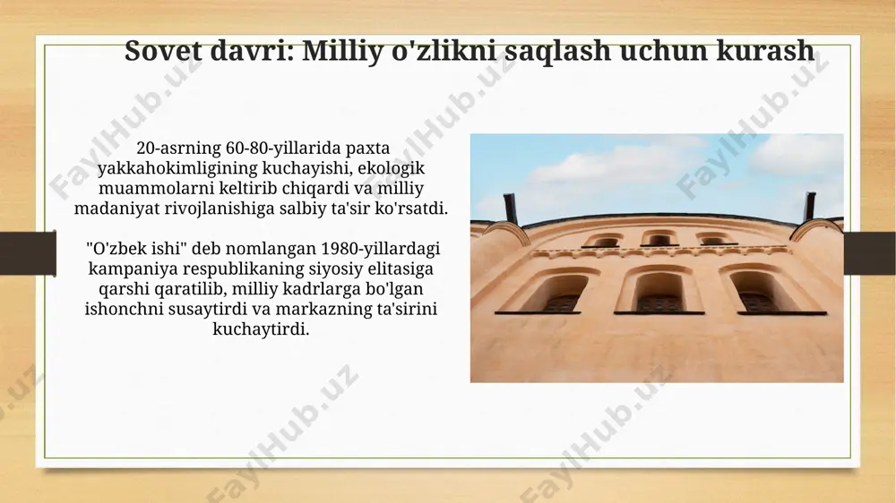 o'zbekistonda mustaqillik g'oyalarining tarixiy asoslari - Page 5