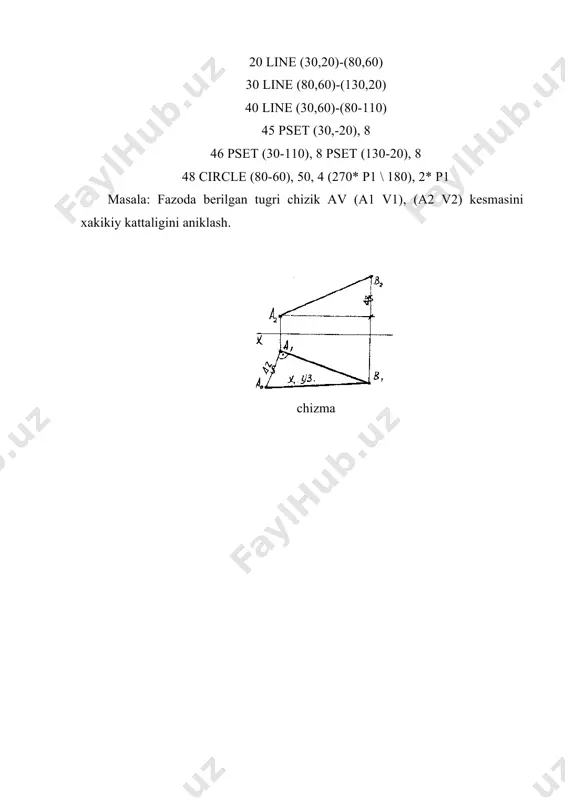 geometrik masalalarni exm da yechish algoritmlarini tuzish - Page 5