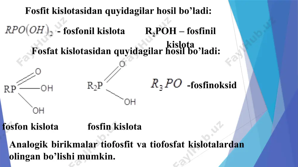 fosfor va uning birikmalari - Page 4