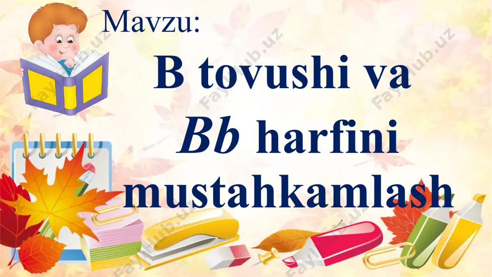 b tovushi va bb harfini mustahkamlash - Page 2