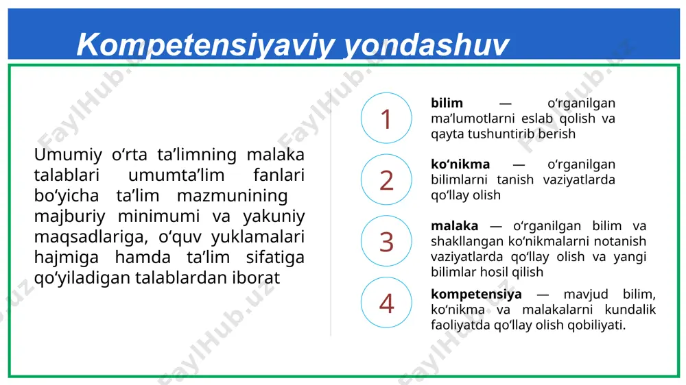 kimyo fanini o‘qitishda kompetensiyaviy yondashuv - Page 4
