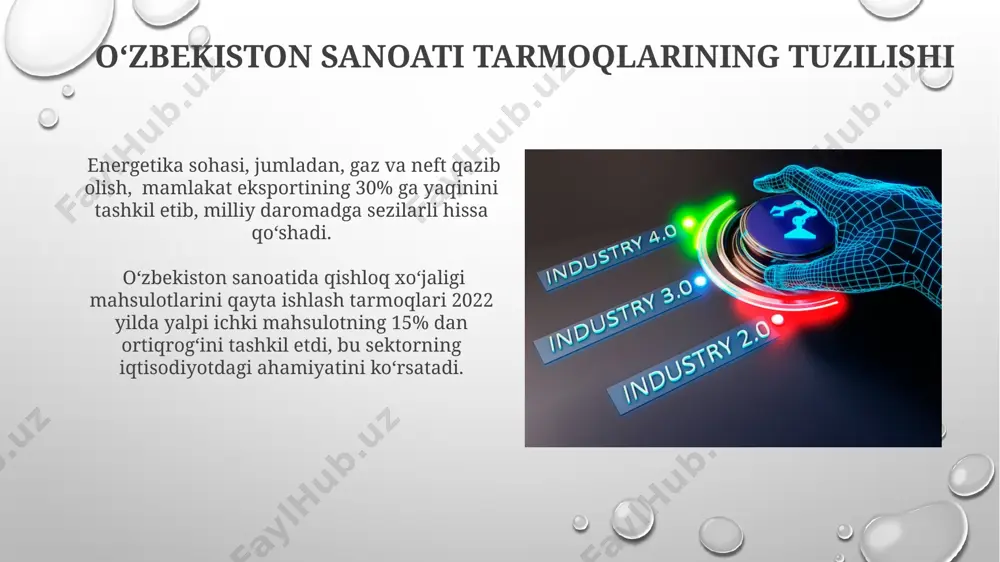 o'zbekiston sanoatining tarmoqlari tarkibi - Page 5
