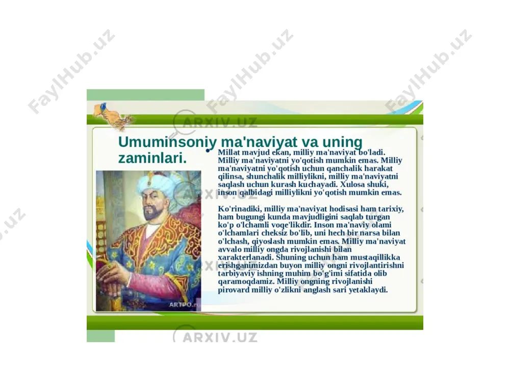 jamiyat rivojining ma'naviy asoslari - Page 5