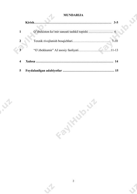 rmoq sifatida vujudga kelishi 18-asr ning 2-yarmiga toʻgʻri keladi. bu paytda qazib olingan koʻmirdan angliyada choʻyan eritishda foydalana boshlandi. 19-asr dan boshlab koʻmir transport sohasida keng koʻlamda ishlatila boshlandi. 20-asr boshlarida koʻmir insoniyatning yoqilgʻiga boʻlgan ehtiyojining 70% ini qondirgan boʻlsa, hozirgi vaqtda ushbu koʻrsatkich 20—25% dan oshmaydi. uning oʻrnini tabiiy gaz va neft egʻallamoqda. jahondagi 60 mamlakatda koʻmir qazib chiqariladi (qarang [[kumir konlari). koʻmirning 90% qazib olinadigan davlatda ishlatiladi, uning faqat 10% eksport qilinadi. koʻp miqdorda koʻmir eksport qiladigan davlatlar qatoriga aqsh, avstraliya, jar, rossiya, qozogʻiston va boshqa kiradi. dunyoda jami qazib olinayotgan 5 mlrd. t koʻmirning 1 mlrd. t dan ortigʻi qoʻngʻir koʻmirdir. qoʻngʻir koʻmirning yirik konlari rossiya, qozogʻiston, polsha, aqsh (gʻarbiy qismida), xitoy va boshqa mamlakatlarda joylashgan. ulkan qoʻngʻir koʻmir konlar: kansk — achinsk, moskva ostonasi, chelyabinsk (rossiya), ekibas-tuz (qozogʻiston), yuqori sileziya (polsha), leypsig (germaniya) va boshqa bu konlarning har birida 100 mlrd. dan to bir necha trln. …