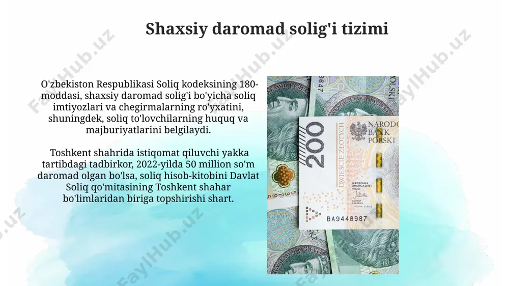 jismoniy shaxslardan olinadigan daromad solig’i - Page 3