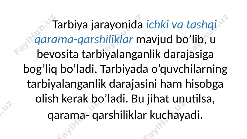 tarbiyajarayonining mohiyati va mazmuni - Page 5