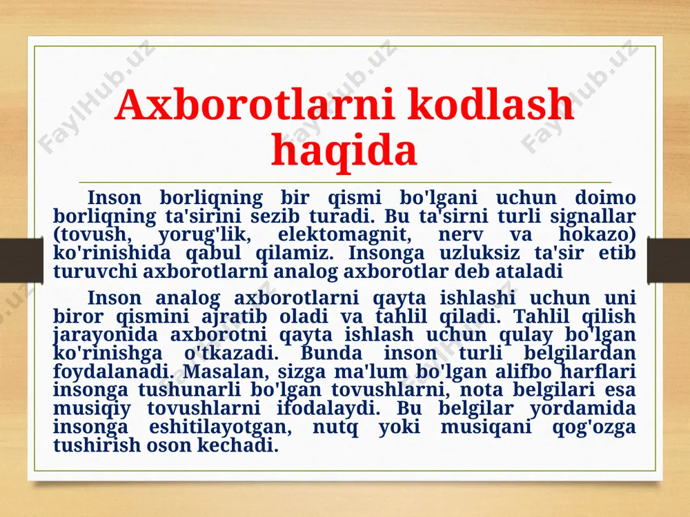 axborotlarni kodlash - Page 4