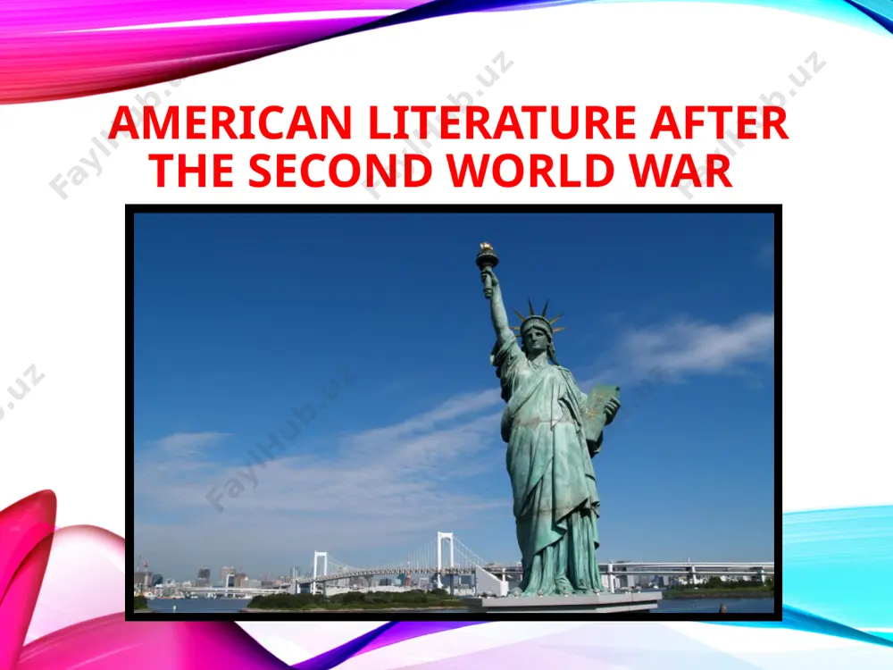 american literature after the second world war - Page 2