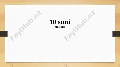 ovozlarning ta'siri — PPTX