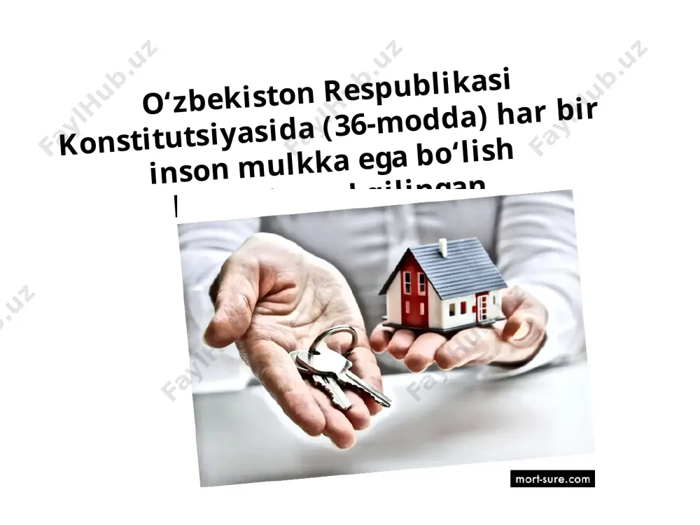 mulk huquqi va boshqa ashyoviy huquqlar 10-sinf - Page 3