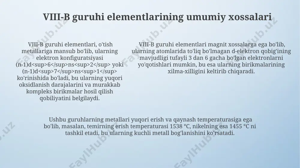 kobalt triadasining xossalari - Page 5