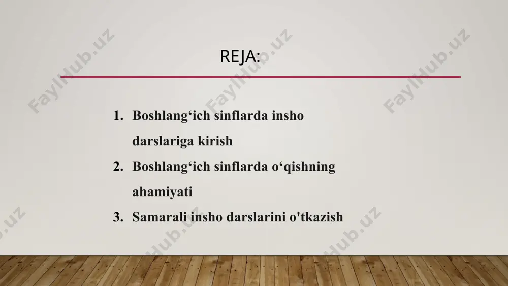 slari uchun mavzularni o'zlashtirish yoshga mos mavzularni aniqlash va ularni hazm bo'ladigan qismlarga ajratishni o'z ichiga oladi. bu talabalarning tushunchalarni tushunishlarini va berilgan mavzular bo'yicha samarali yozishlarini ta'minlaydi boshlang'ich sinflarda insho darslarini o'tkazish bilan bog'liq mavzularni o'qish va o'zlashtirish samarali o'qitish uchun juda muhimdir. o'qituvchilar insho yozish texnikasi va strategiyalari haqida yaxshi tushunchaga ega bo'lishi kerak. 1 talabalar bilan o'z bilimlarini baham ko'rish orqali o'qituvchilar yozish ko'nikmalarini oshirishga yordam beradi va tanqidiy fikrlashni rag'batlantiradi. qiziqish va ijodkorlikni uyg'otadigan qiziqarli darslarni yaratish samarali insho darslarini o'tkazishning kalitidir. 2 yaxshi rejalashtirilgan o'quv dasturiga ega bo'lish va sinfdagi mashg'ulotlarni jalb qilish o'quv jarayonini o'qituvchilar va talabalar uchun yanada qiziqarli va foydali qilish imkonini beradi. interfaol mashqlar va fikr-mulohaza seanslarini o'z ichiga olgan holda, o'qituvchilar talabalarning insho darslarida faol ishtirok etishlarini ta'minlashi mumkin. 3 samarali insho darslarini o'tkazish 3.boshlang‘ich sinflarda insho mashg‘ulotlarini o‘tkazish bilan bog‘liq mavzularni o‘qish va o‘zlashtirish o‘qituvchilarning o‘quvchilarni samarali baholashi va …