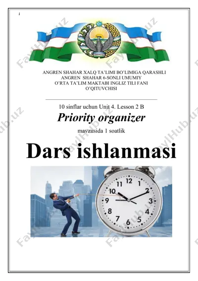 priority organizer — DOCX