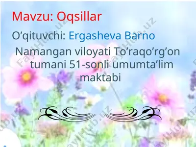 oqsillar — PPT