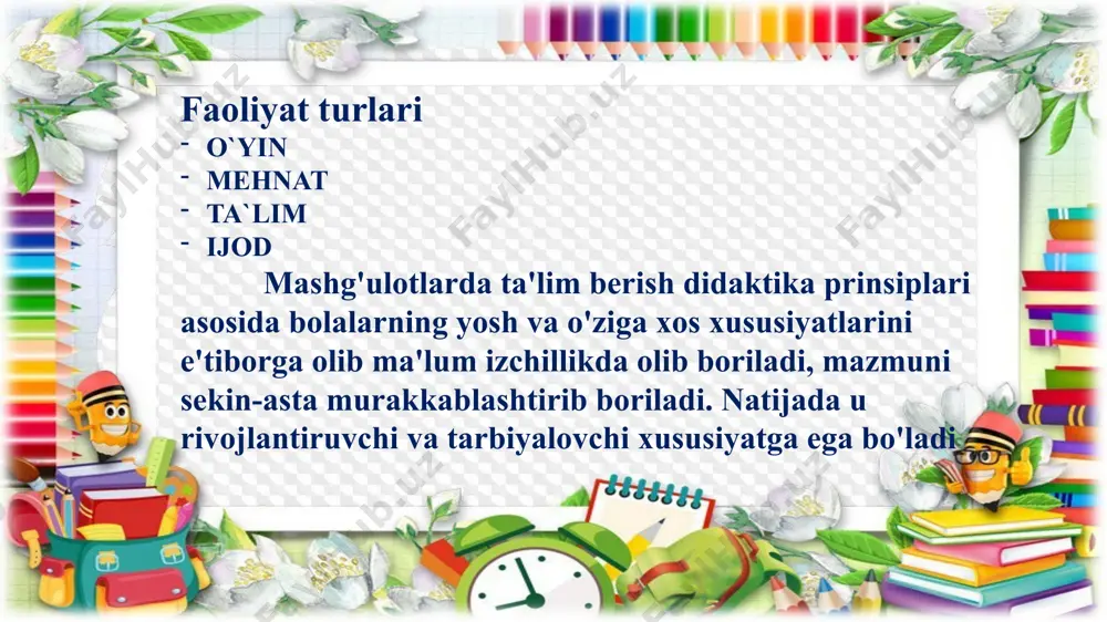 o'quv faoliyatini tashkil etish - Page 4