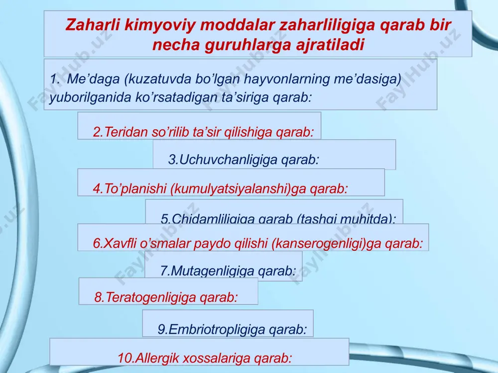 zaharli kimyoviy moddalar va ekogigiyena - Page 5