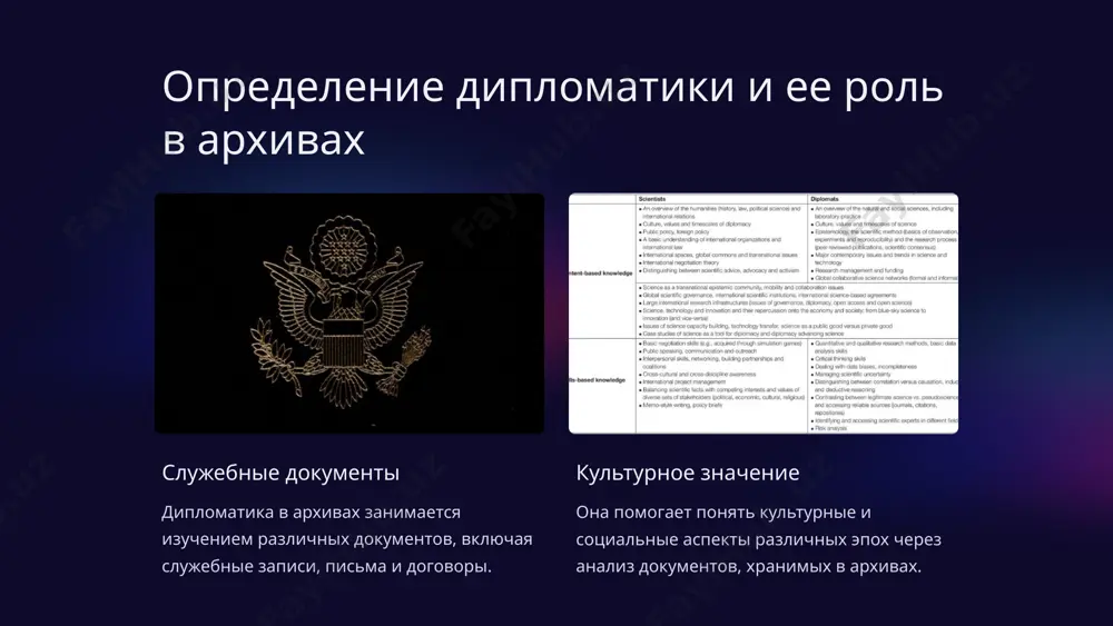 и торговли между узбекистаном и российской империей. обмен культурой и образованием российская империя стимулировала обмен культурными и образовательными ценностями, что укрепило дипломатические отношения. 18 дипломатия в советском союзе социалистический эксперимент дипломатические связи с другими социалистическими странами стали ключевым аспектом дипломатии узбекистана. внутренние реформы дипломатическая деятельность поддерживала внутренние реформы и экономическое развитие узбекистана в период советского союза. геополитические преобразования сотрудничество с советским союзом укрепило геополитическую позицию узбекистана в регионе и мире. 19 независимость и современная дипломатия узбекистана 29 независимость узбекистан обрел независимость в 1991 году, что открыло новую главу дипломатической деятельности в регионе. 80m население современный узбекистан - это многонациональное государство с более чем 80 миллионами жителей, что обеспечивает широкие дипломатические связи. 20 дипломатические отношения с соседними странами устабливание дружественных отношений узбекистан активно устанавливает дружественные и взаимовыгодные отношения с соседними государствами в центральной азии. торговые связи дипломатия играет ключевую роль в развитии торговых связей и взаимопонимании с государствами-соседями. конструктивное сотрудничество сотрудничество …