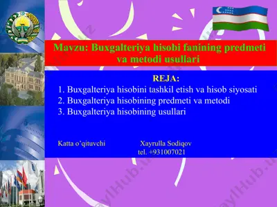 buxgalteriya hisobi va soliq qator tish — PPTX