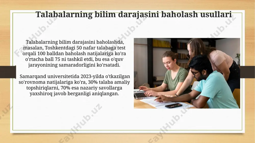 o‘quvchilar bilimlarini baholash - Page 3