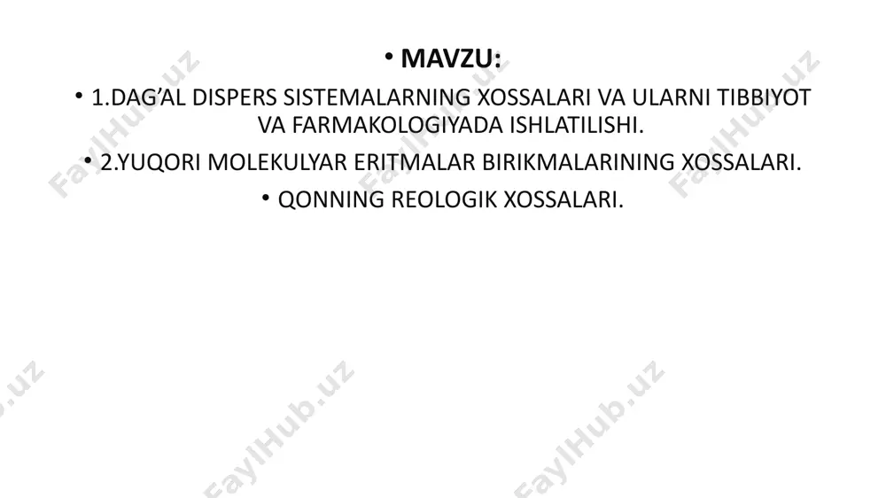 nishida turli tezlikda va tezlikda fizik kolloid xususiyatlarining o'zgarishini o'rganadi. turli saytlar qon tomir to'shagi. tanadagi qon harakati yurakning kontraktil qobiliyati, qon oqimining funktsional holati, qonning o'ziga xos xususiyatlari bilan belgilanadi. nisbatan past chiziqli oqim tezligida qon zarralari bir-biriga va tomir o'qiga parallel ravishda siljiydi. bunday holda, qon oqimi qatlamlik xususiyatiga ega va bu oqim laminar deb nomlanadi. agar chiziqli tezlik har bir idish uchun har xil bo'lgan ma'lum bir qiymatdan oshib, oshib ketsa, u holda laminar oqim tartibsiz, girdobga aylanib, "turbulent" deb nomlanadi. laminar oqim turbulent bo'lgan qon tezligi reynolds raqami yordamida aniqlanadi, bu uchun qon tomirlari reynolds raqamlari haqidagi ma'lumotlar shuni ko'rsatadiki, turbulentlik faqat aortaning boshida va dallanadigan joylarda bo'lishi mumkin. katta idishlar... qonning ko'pgina tomirlari orqali harakatlanishi laminar hisoblanadi. qon oqimining chiziqli va volumetrik tezligidan tashqari, tomir orqali harakatlanishi yana ikkita muhim parametr bilan tavsiflanadi, ya'ni "kesish kuchi" va "siljish tezligi" deb nomlanadi. kesish kuchlanishi deganda tomirga …