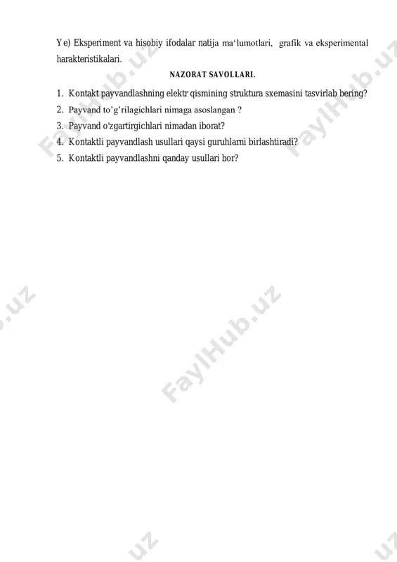kontaktli payvandlash qurilmalari - Page 5