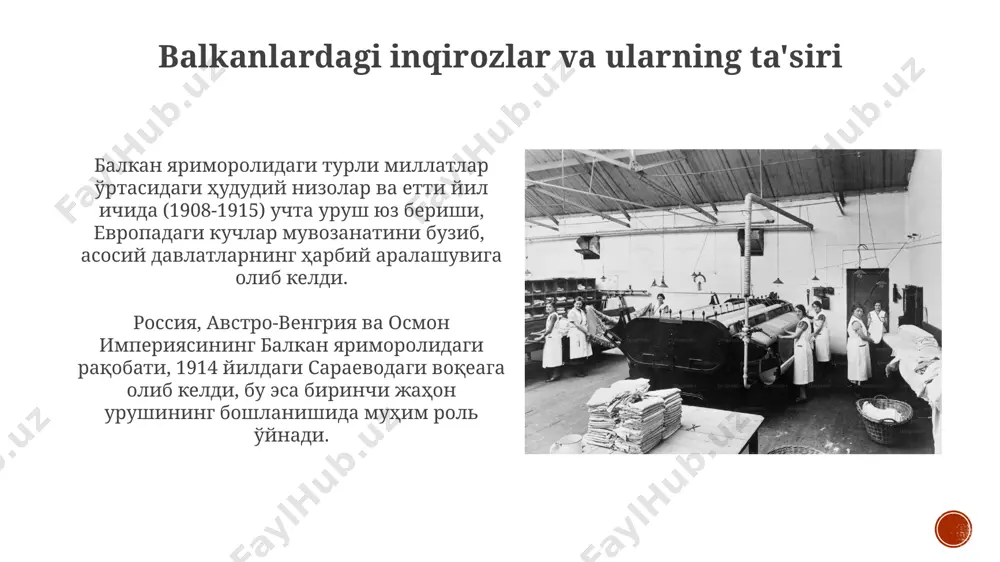 arbiy blokka – antanta va markaziy kuchlarga bo‘linishi asosiy sabablardan biri bo‘ldi. e'tiboringiz uchun rahmat @taqdimot_robot image4.jpg image5.jpg image6.jpg image7.jpg image8.jpg image9.jpg image10.jpg image11.jpg image12.jpg image13.jpg image14.jpg image15.jpg image1.png image2.png image3.png