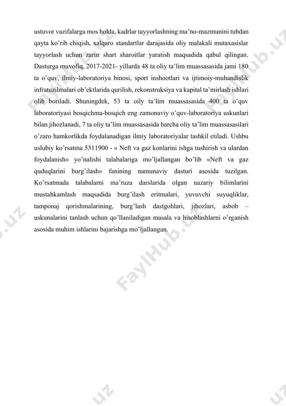 vurlarning uzunligi bu erda l 1, l 2,. . . , l z-parvozlarning seriya raqamlari bo'yicha quduqning hozirgi chuqurligi; l k — quduqning oxirgi chuqurligi; z k — oxirgi parvoz raqami. t quduqning chuqurliklari bitga kirishga bog'liq: lz=hz—lz-1, bu erda h z — 2-reysda chiselga kirish; l z-1 l z — (z—1)-m va z-m reyslarida quduq chuqurligi. chiselga kirish va tushish va ko'tarish operatsiyalari hajmini aniqlaydigan parvozlar soni quduqning chuqurligiga va burg'ilangan jinslarning fizik-mexanik xususiyatlariga, ishlatilgan chisellarning chidamliligiga, burg’ilash rejimlarining samaradorligiga va burg’ilash texnologiyasi va texnikasi tufayli boshqa omillarga bog'liq. shaklda. 13.1 abscissa o'qida parvozlarning seriya raqamlari, ordinat o'qida esa quduqning chuqurligi ko'rsatilgan. olingan nuqtalarning koordinatalarini bog'laydigan chiziq deyiladi kirish egri chizig'i. tijorat ma'lumotlari asosida qurilgan haqiqiy 1-kirish egri chizig'i singan chiziq bo'lib, quduqning chuqurligi va parvozlar soniga aniq funktsional bog'liqlik yo'qligini ko'rsatadi. bu yuzning chuqurlashishi bilan bitlarning kirib borishiga ta'sir qiluvchi omillarning xilma-xilligi bilan bog'liq. shuning uchun nazariy hisob-kitoblarda …