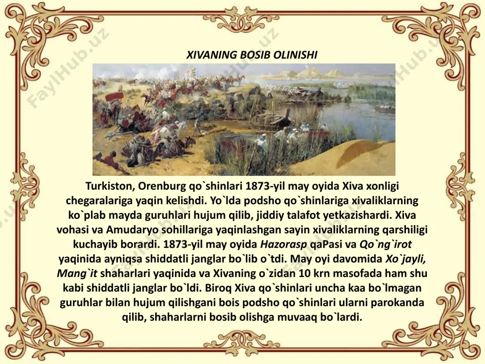 rossiya imperiyasi tomonidan xiva xonligining bosib olinishi - Page 5