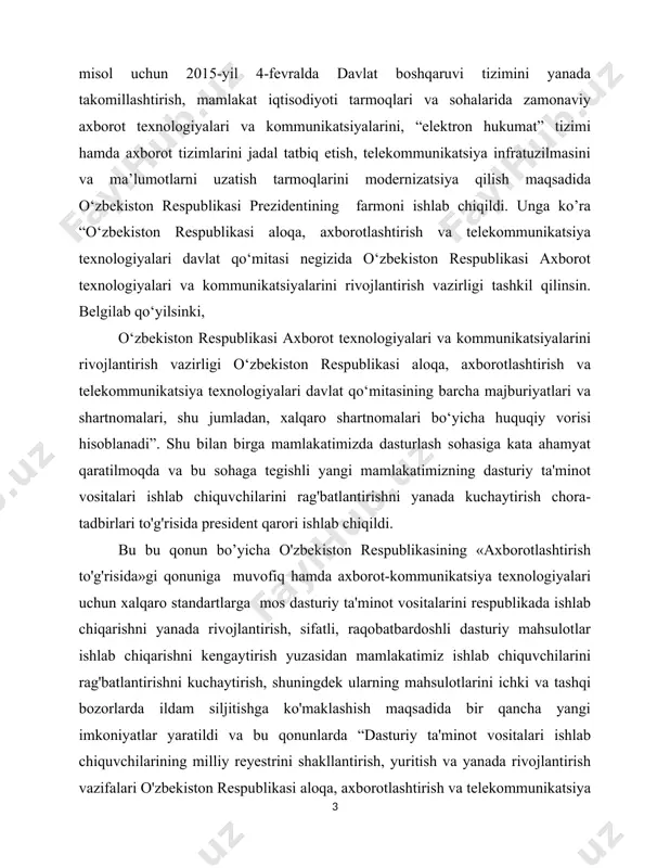 , sifatli milliy dasturiy mahsulotlarni ishlab chiqishni rag'batlantirish; iqtisodiyot tarmoqlari va sohalarining real ehtiyojlarini hisobga olgan holda dasturiy mahsulotlar ishlab chiqishning ustuvor yo'nalishlarini belgilash; mamlakatimiz dasturiy mahsulotlar ishlab chiquvchilarining manfaatlarini ifodalash, ularga o'z mahsulotlarini ichki va tashqi bozorlarda ildam siljitishda ko'mak berish” kabi bandlari mavjud. kurs ishining dolzarbligi. hozirgi kunda ta’lim soxasiga axborot kommunikatsiya texnologiyalari jadal tarzda kirib kelmoqda. elektron dekanat, interaktiv onlayn darslar, onlayn kompilyatsiya tizimlari va boshqalar ta’lim soxasining sifat jihatdan yuqorilab borishiga zamin yaratib bormoqda. ushbu tizim o’qituvchi va dekanat tomonidan ijarada turuvchi talabalar haqidagi ma’lumotlarni saqlash va kerakli vaqtda chiqarib olish imkoniyatini beradi. kurs ishining maqsadi. korxona hodimlarini hisobga oluvchi tizimni avtomatlashtrgan holatda foydalanuvchilarga yengillik yaratishdan iboratdir. 1.1 web ilovalarni ishlab chiqishning ahamyati biz xxi asr axborot texnologiyalari asrida yashar ekanmiz , ushbu vaqt va makonda bo`layotgan o`zgarishlar , rivojlanishlarga bevosita bo`gliq bo`lamiz. barchamizga sir emaski, hozirgi kunga kelib internet biznes(tadbirkorlik) makoniga aylanib bo`ldi va internetning …