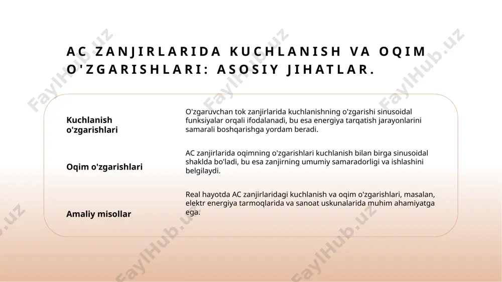 o'zgaruvchan tok elektr zanjirlarining matematika modeli - Page 5