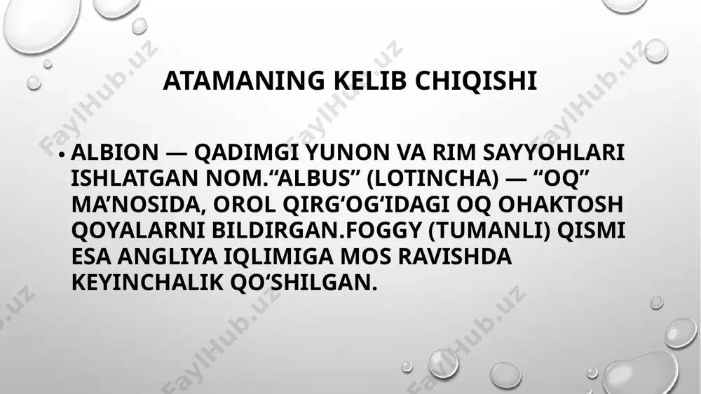 tumanli albion - angliyaning she’riy nomi - Page 3