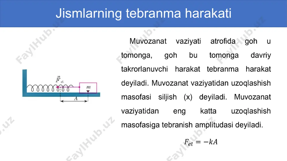 garmonik tebranishlar. 10-sinf, 28-mavzu - Page 5