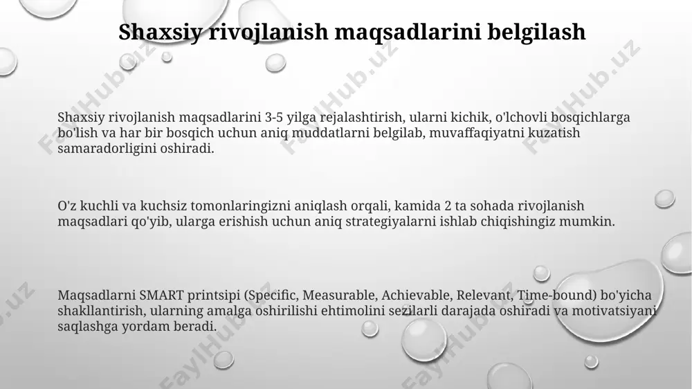 kichiklashtirish, filtrlash, o'qish, bashorat qilish va shaxsiylashtirishni o'z ichiga oladi; ularni aniqlash va tuzatish o'z-o'zini anglashni kuchaytiradi. salbiy fikrlash uslublarini o'zgartirish uchun kognitiv-xulq terapiyasi (kkt) samarali bo'lib, 8 dan 12 seansgacha bo'lgan davolanish jarayonida salbiy avtomatik fikrlarni aniqlash va ularni muvozanatliroq fikrlar bilan almashtirishga yordam beradi. ijobiy tasdiqlarni muntazam qo'llash orqali, 70% ga yaqin ishtirokchilar o'zlarining o'ziga bo'lgan ishonchini oshirgan va salbiy fikrlash uslublarini 30% ga kamaytirganligini tadqiqotlar ko'rsatmoqda. o'ziga ishonchni oshirish rolli o'yinlar va jamoaviy loyihalar orqali kommunikatsiya ko'nikmalarini rivojlantirish o'ziga ishonchni mustahkamlashda muhim omil bo'lib, ijtimoiy qo'rquvni 10-15 ballga kamaytiradi. muvaffaqiyatsizliklardan saboq olish va salbiy fikrlash uslublarini o'zgartirish bo'yicha treninglar o'quvchilarning o'ziga bo'lgan ishonchini 15-25% ga oshirishga yordam beradi. o'ziga ishonchni oshirish uchun 5-7 kunlik intensiv treninglar o'z-o'zini anglash va kuchli tomonlarni aniqlashga qaratilgan bo'lib, ishlash samaradorligini 20% ga oshirishi mumkin. o'quvchilarning kuchli va kuchsiz tomonlarini aniqlash o'quvchilarning o'ziga xos o'rganish uslublarini aniqlash (masalan, vizual, auditoriy, kinestetik) ularning …