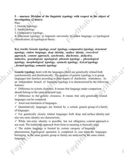 linguistic typology — DOCX