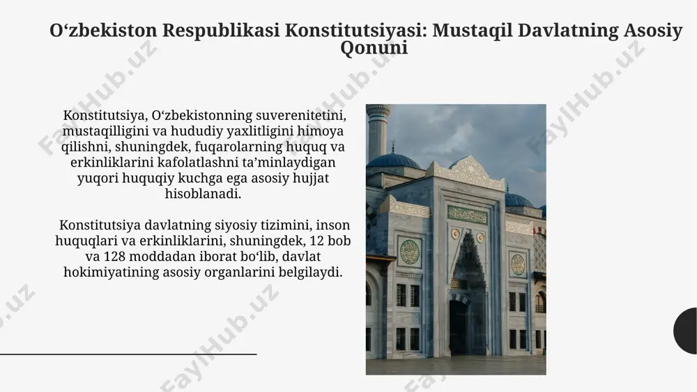 oʻzbekiston respublikasining konstitutsiyasi mustaqil davlatlarning asosiy qonuni - Page 4